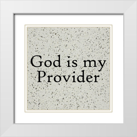 God White Modern Wood Framed Art Print with Double Matting by Phillip, Jamie