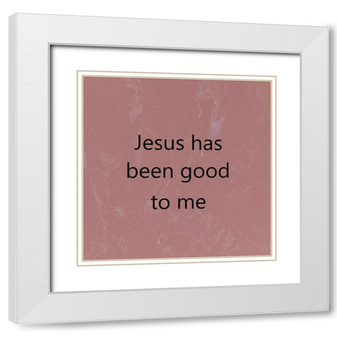 Religious White Modern Wood Framed Art Print with Double Matting by Phillip, Jamie