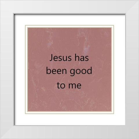 Religious White Modern Wood Framed Art Print with Double Matting by Phillip, Jamie