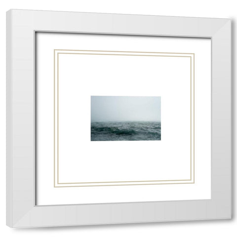 Storm White Modern Wood Framed Art Print with Double Matting by Phillip, Jamie