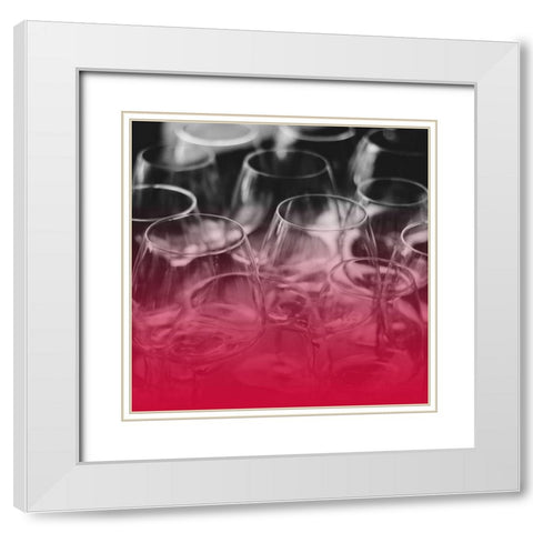 Wine 4 White Modern Wood Framed Art Print with Double Matting by Phillip, Jamie