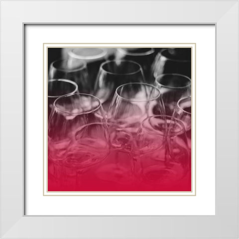Wine 4 White Modern Wood Framed Art Print with Double Matting by Phillip, Jamie