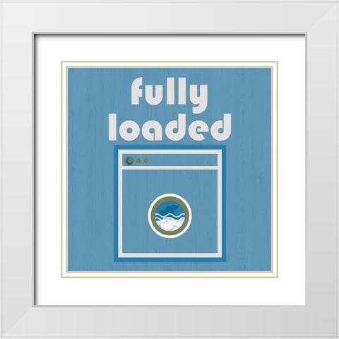 Washer White Modern Wood Framed Art Print with Double Matting by Phillip, Jamie