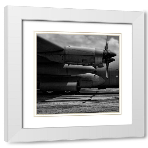 Air Plane 2 White Modern Wood Framed Art Print with Double Matting by Phillip, Jamie