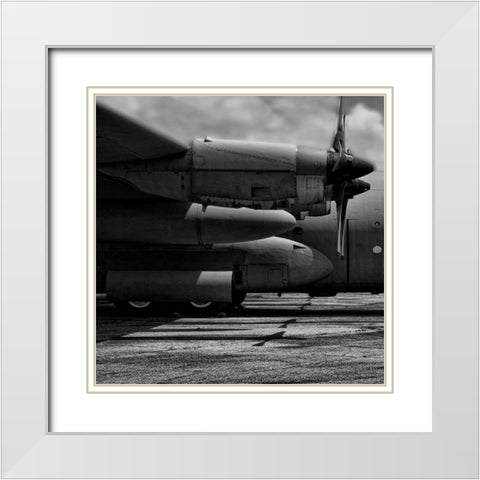 Air Plane 2 White Modern Wood Framed Art Print with Double Matting by Phillip, Jamie