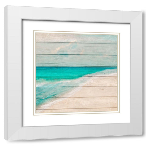 Coast Line 2 White Modern Wood Framed Art Print with Double Matting by Phillip, Jamie