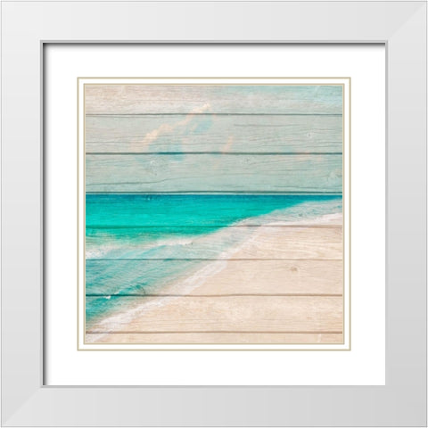 Coast Line 2 White Modern Wood Framed Art Print with Double Matting by Phillip, Jamie