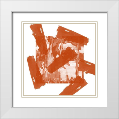Broken Mirror 2 White Modern Wood Framed Art Print with Double Matting by Phillip, Jamie