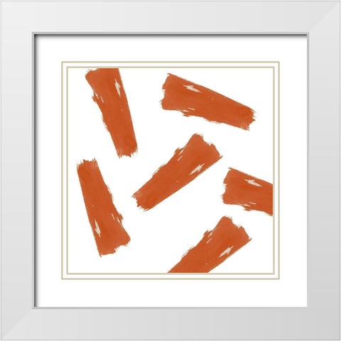 Broken Mirror 3 White Modern Wood Framed Art Print with Double Matting by Phillip, Jamie