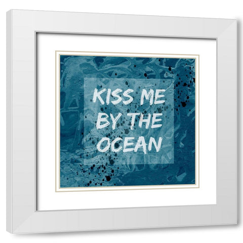 By The Ocean White Modern Wood Framed Art Print with Double Matting by Phillip, Jamie