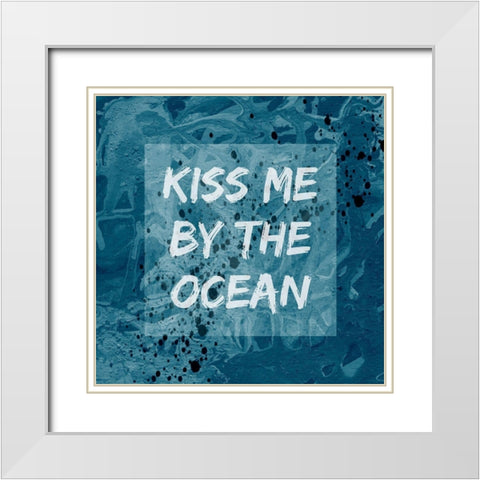 By The Ocean White Modern Wood Framed Art Print with Double Matting by Phillip, Jamie