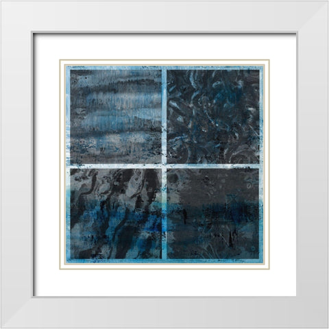 Asphalt 2 White Modern Wood Framed Art Print with Double Matting by Phillip, Jamie