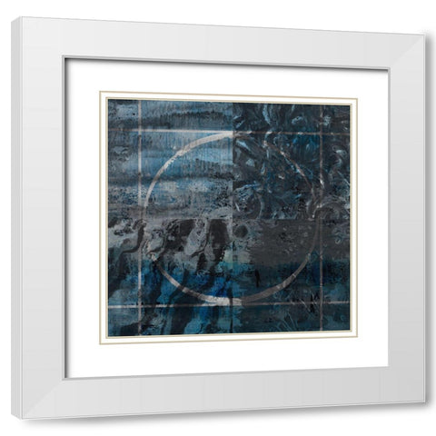 Asphalt 3 White Modern Wood Framed Art Print with Double Matting by Phillip, Jamie
