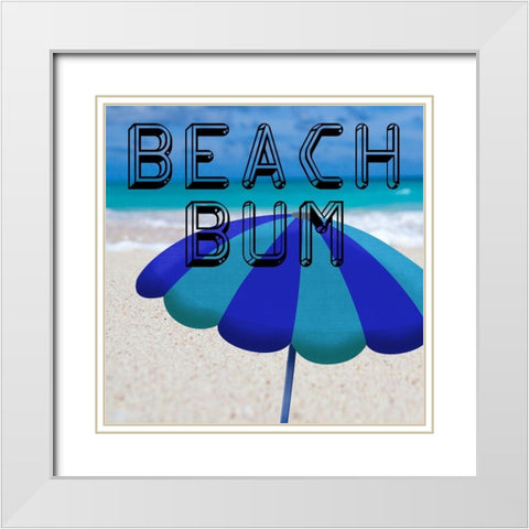 House Cat White Modern Wood Framed Art Print with Double Matting by Phillip, Jamie