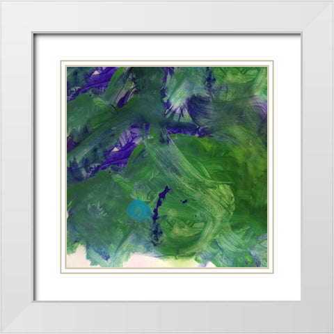 Yanny 1 White Modern Wood Framed Art Print with Double Matting by Phillip, Jamie