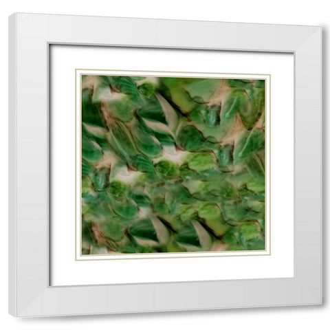 Emerald White Modern Wood Framed Art Print with Double Matting by Phillip, Jamie