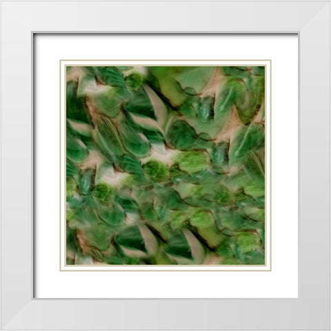 Emerald White Modern Wood Framed Art Print with Double Matting by Phillip, Jamie