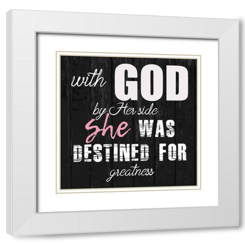 Success 3 White Modern Wood Framed Art Print with Double Matting by Phillip, Jamie