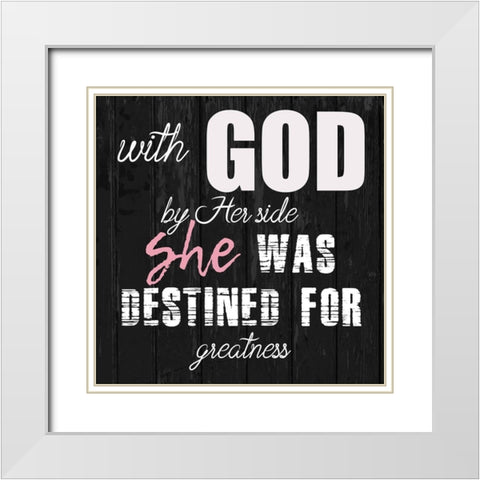 Success 3 White Modern Wood Framed Art Print with Double Matting by Phillip, Jamie