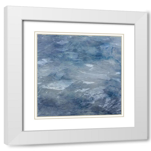 Caribbean Clouds White Modern Wood Framed Art Print with Double Matting by Phillip, Jamie