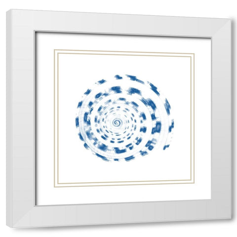 Shell White Modern Wood Framed Art Print with Double Matting by Phillip, Jamie