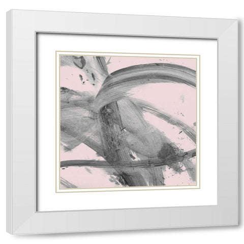Studio J S1 White Modern Wood Framed Art Print with Double Matting by Phillip, Jamie