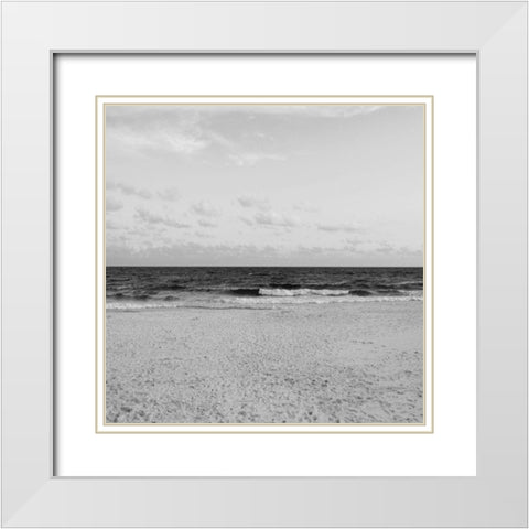 Beach Life White Modern Wood Framed Art Print with Double Matting by Phillip, Jamie