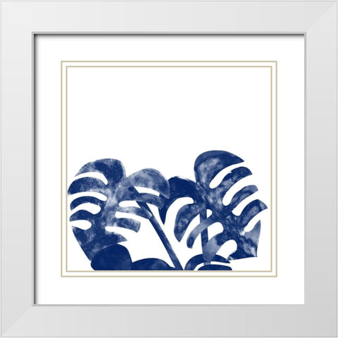 Fern 2 White Modern Wood Framed Art Print with Double Matting by Phillip, Jamie