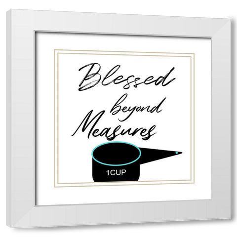 1 Cup White Modern Wood Framed Art Print with Double Matting by Phillip, Jamie