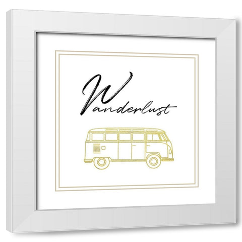 Wanderlust 3 White Modern Wood Framed Art Print with Double Matting by Phillip, Jamie