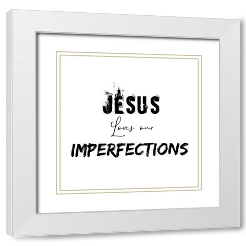Imperfections White Modern Wood Framed Art Print with Double Matting by Phillip, Jamie