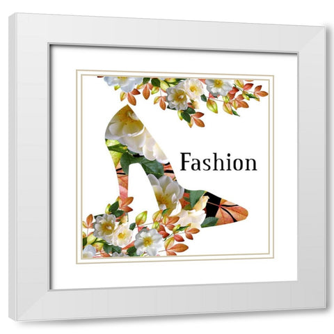 Fashion Week 2 White Modern Wood Framed Art Print with Double Matting by Phillip, Jamie