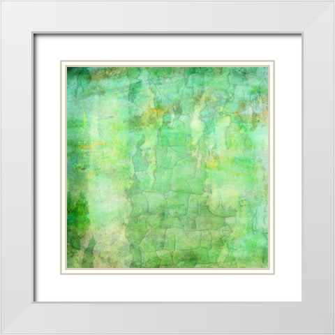 Crackstract White Modern Wood Framed Art Print with Double Matting by Phillip, Jamie