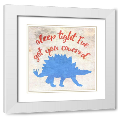 Night Watchman White Modern Wood Framed Art Print with Double Matting by Phillip, Jamie