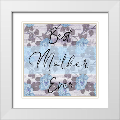 Mother White Modern Wood Framed Art Print with Double Matting by Phillip, Jamie