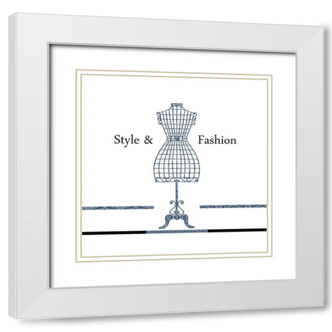 Tailor 2 White Modern Wood Framed Art Print with Double Matting by Phillip, Jamie