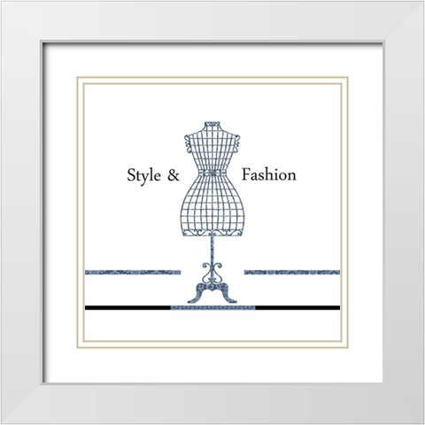 Tailor 2 White Modern Wood Framed Art Print with Double Matting by Phillip, Jamie