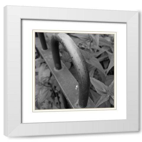 Brass White Modern Wood Framed Art Print with Double Matting by Phillip, Jamie