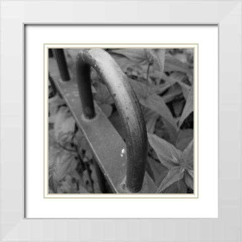 Brass White Modern Wood Framed Art Print with Double Matting by Phillip, Jamie