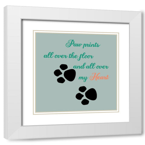 Old Dog 2 White Modern Wood Framed Art Print with Double Matting by Phillip, Jamie