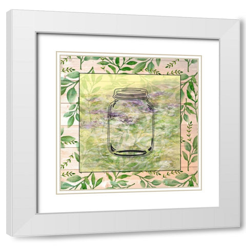 Kitchen Jar White Modern Wood Framed Art Print with Double Matting by Phillip, Jamie