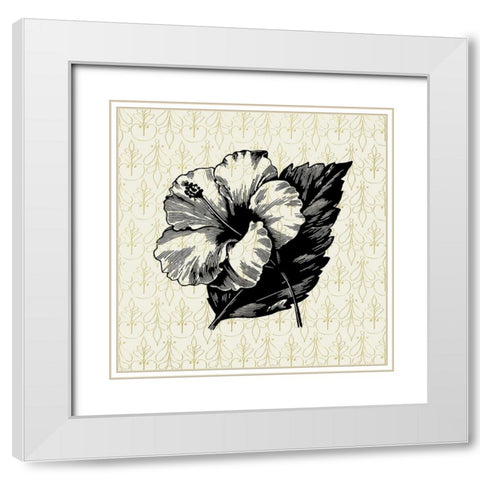 Black Silk 2 White Modern Wood Framed Art Print with Double Matting by Phillip, Jamie