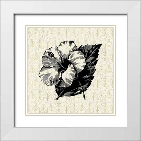 Black Silk 2 White Modern Wood Framed Art Print with Double Matting by Phillip, Jamie