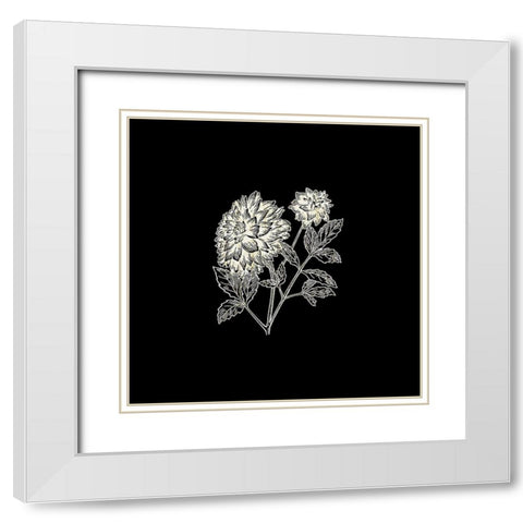 Black Silk 5 White Modern Wood Framed Art Print with Double Matting by Phillip, Jamie