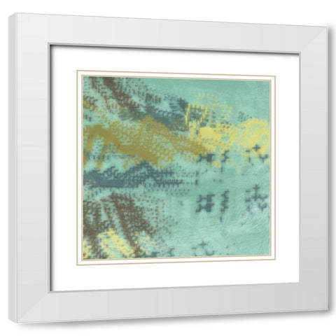 River Bed Abstract 1 White Modern Wood Framed Art Print with Double Matting by Phillip, Jamie