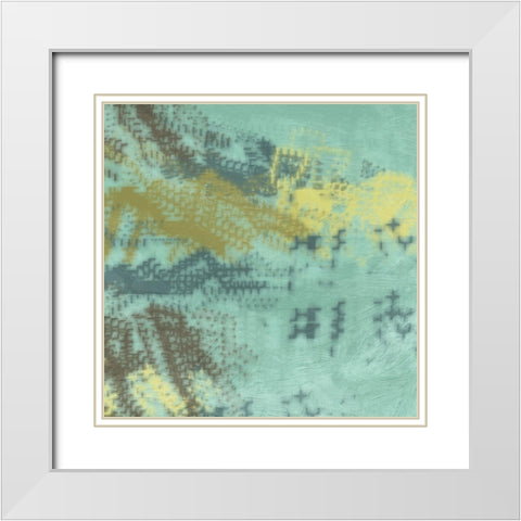 River Bed Abstract 1 White Modern Wood Framed Art Print with Double Matting by Phillip, Jamie