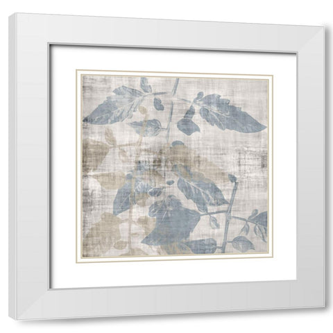 Zen Garden 1 White Modern Wood Framed Art Print with Double Matting by Phillip, Jamie