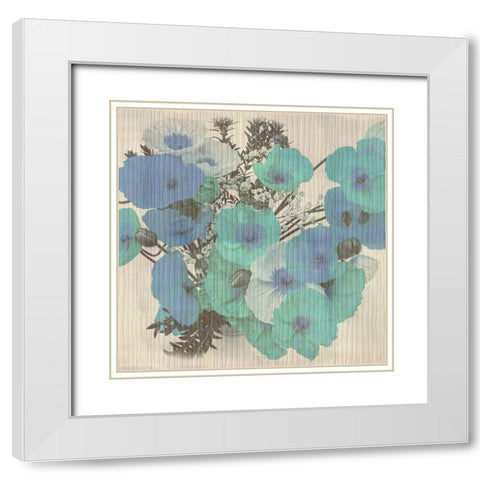 Field Of Bloom White Modern Wood Framed Art Print with Double Matting by Phillip, Jamie