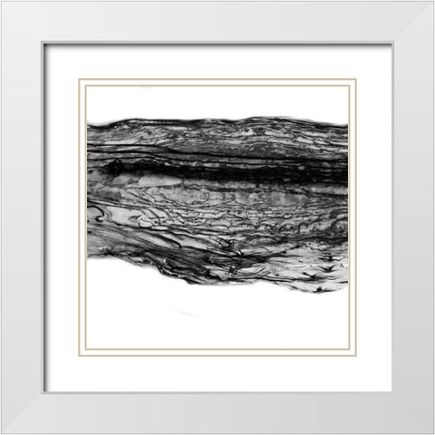Spoken Intention 2 White Modern Wood Framed Art Print with Double Matting by Phillip, Jamie