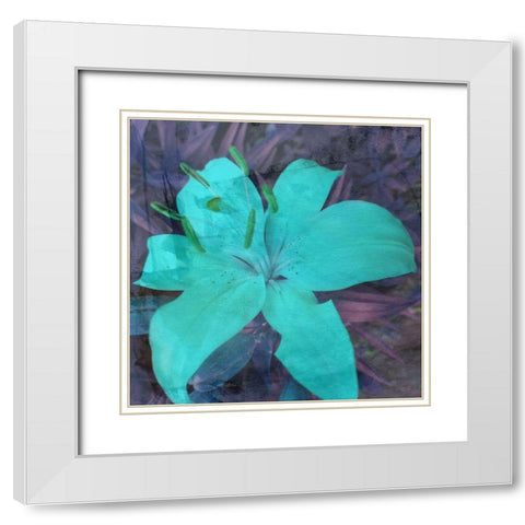 Love in The Garden 2 White Modern Wood Framed Art Print with Double Matting by Phillip, Jamie